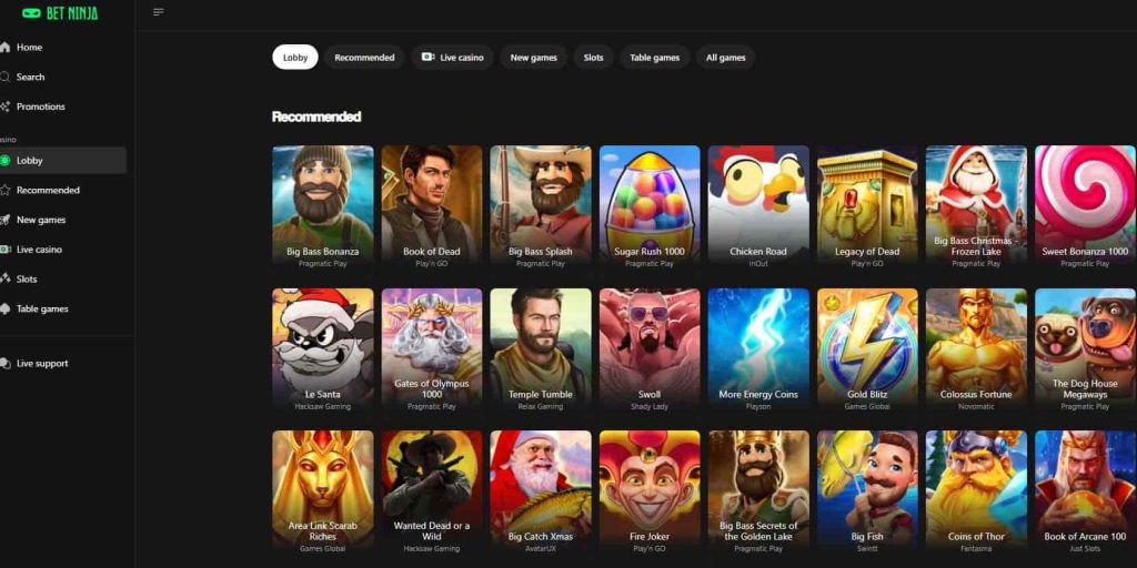 betninja casino review